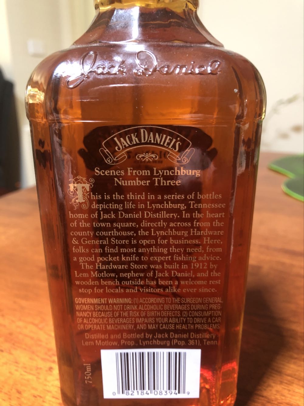 Scene From Lynchburg #3 - Jack Daniel’s (750 mL) alcohol collectible [Barcode 082184083949] - Main Image 2
