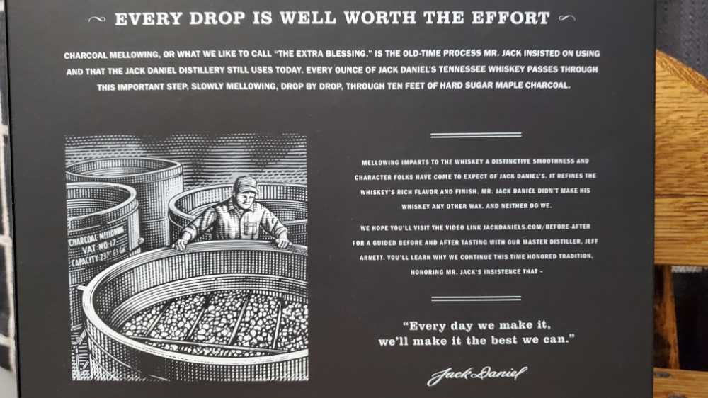 Before & After Mellowing ”2019” - Jack Daniels’ Distillery (375 mL) alcohol collectible [Barcode 082184204078] - Main Image 3