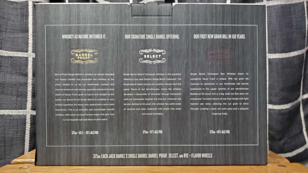 Single Barrel 3 Pack - Jack Daniel‘s Distillery (375 mL) alcohol collectible [Barcode 082184204146] - Main Image 2
