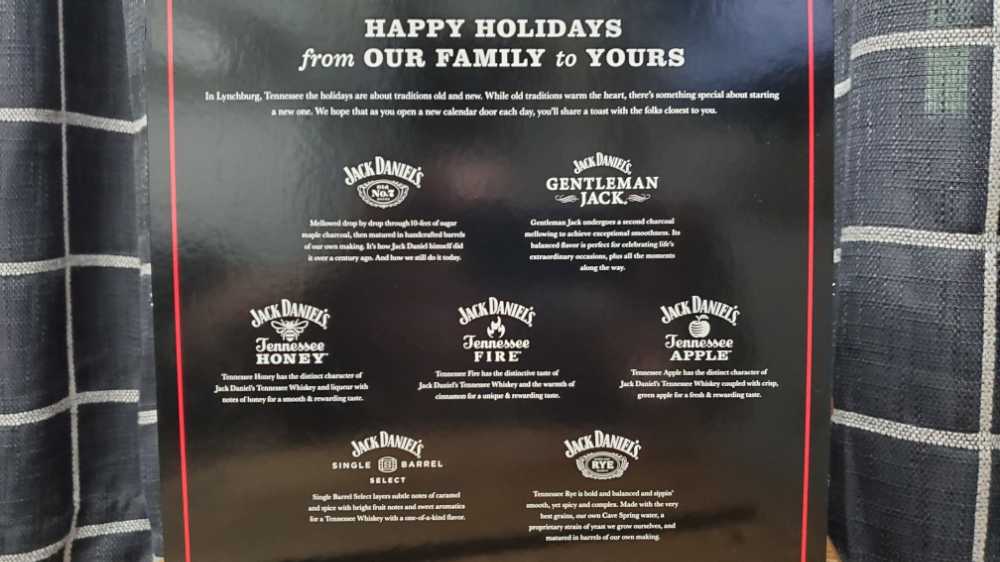 Holiday Advent Calendar 2021 - Jack Daniel‘s Distillery (50 mL) alcohol collectible [Barcode 082184205020] - Main Image 4