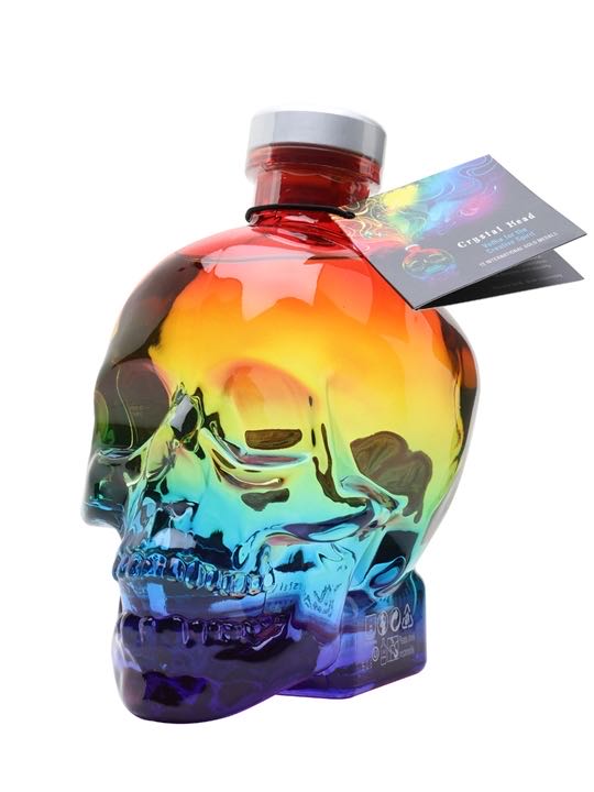 Crystal Head Pride Vodka Rainbow - Globefill Inc (700 mL) alcohol collectible [Barcode 627040412503] - Main Image 2
