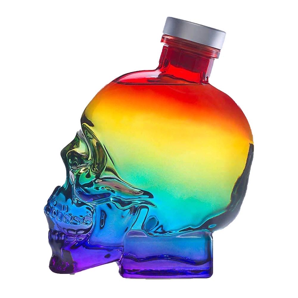 Crystal Head Pride Vodka Rainbow - Globefill Inc (700 mL) alcohol collectible [Barcode 627040412503] - Main Image 3
