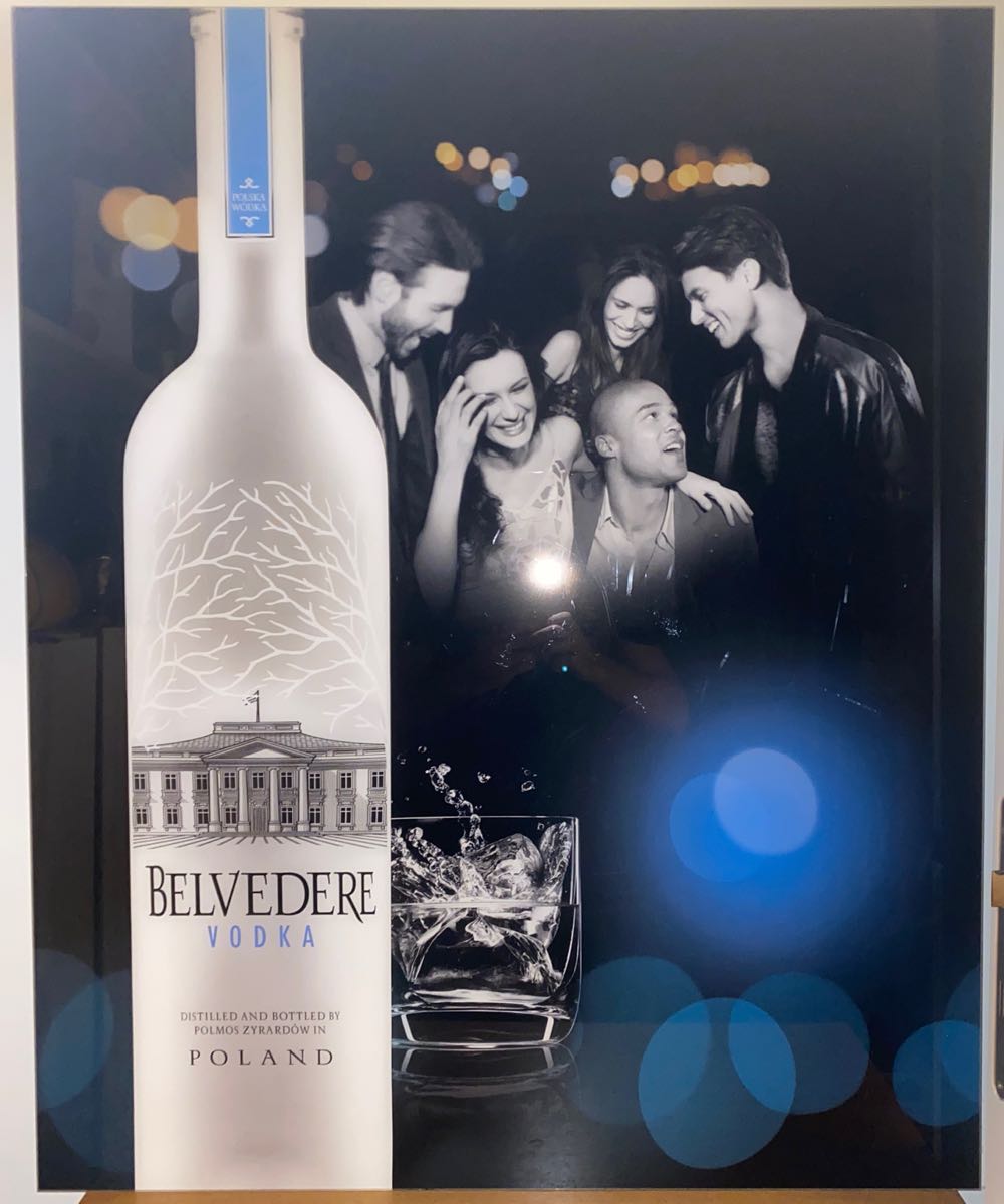 Belvedère Diebond Board - Polmos Zyrardów alcohol collectible - Main Image 2