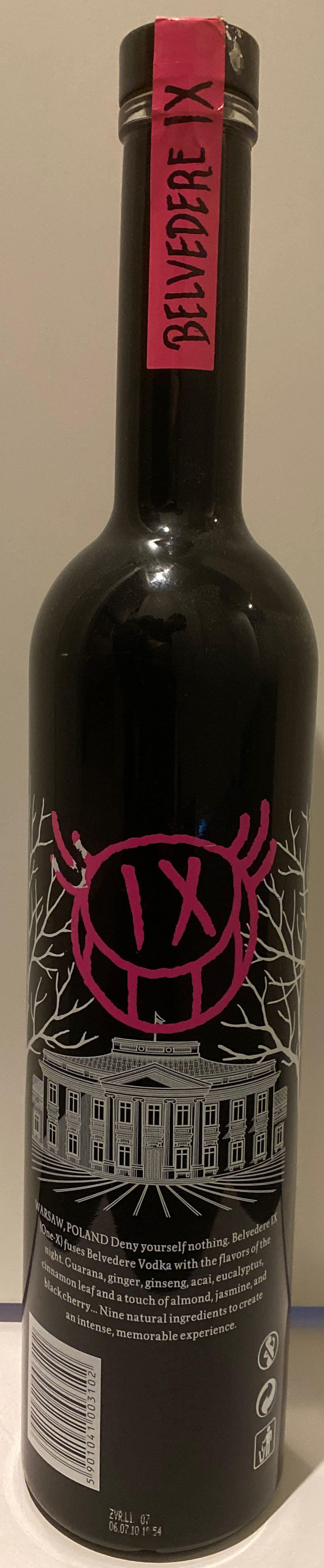 Belvedere Vodka IX 1,5L - Polmos Zyrardów (1500 mL) alcohol collectible [Barcode 5901041003102] - Main Image 3