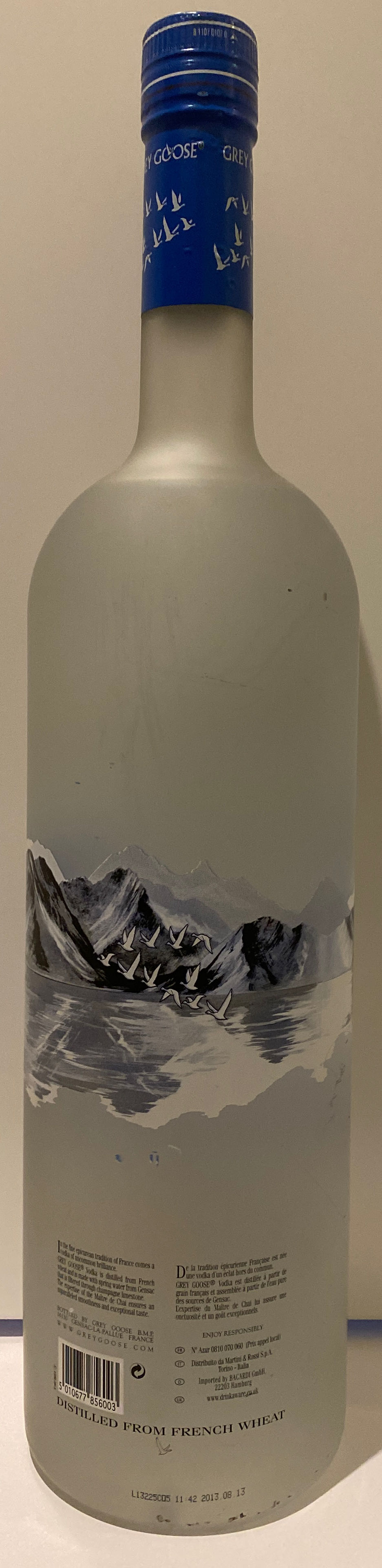 Vodka Grey Goose Vodka 4,5L - Grey Goose Vodka (4500 mL) alcohol collectible [Barcode 5010677856003] - Main Image 3