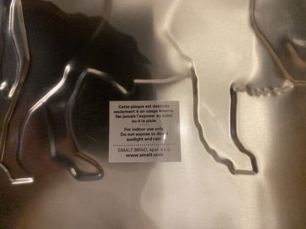 Zubrówka - Metal Promotional Plate - Zubrowka alcohol collectible - Main Image 2