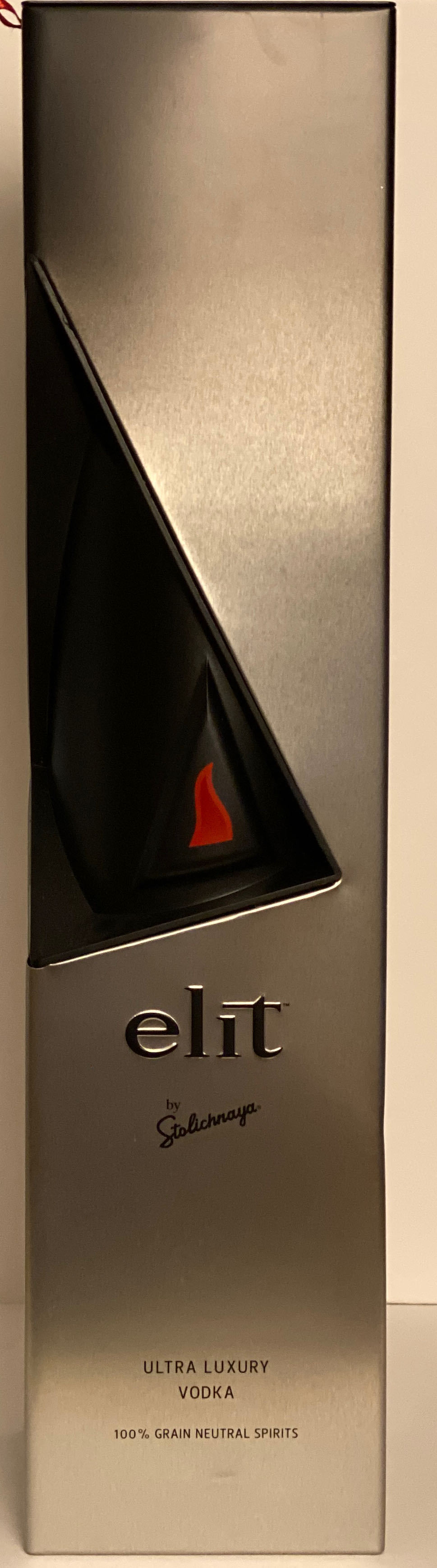 Elit Vodka Stolichnaya Elit Plechovej Tube - Stoli Group (700 mL) alcohol collectible [Barcode 4750021002915] - Main Image 2