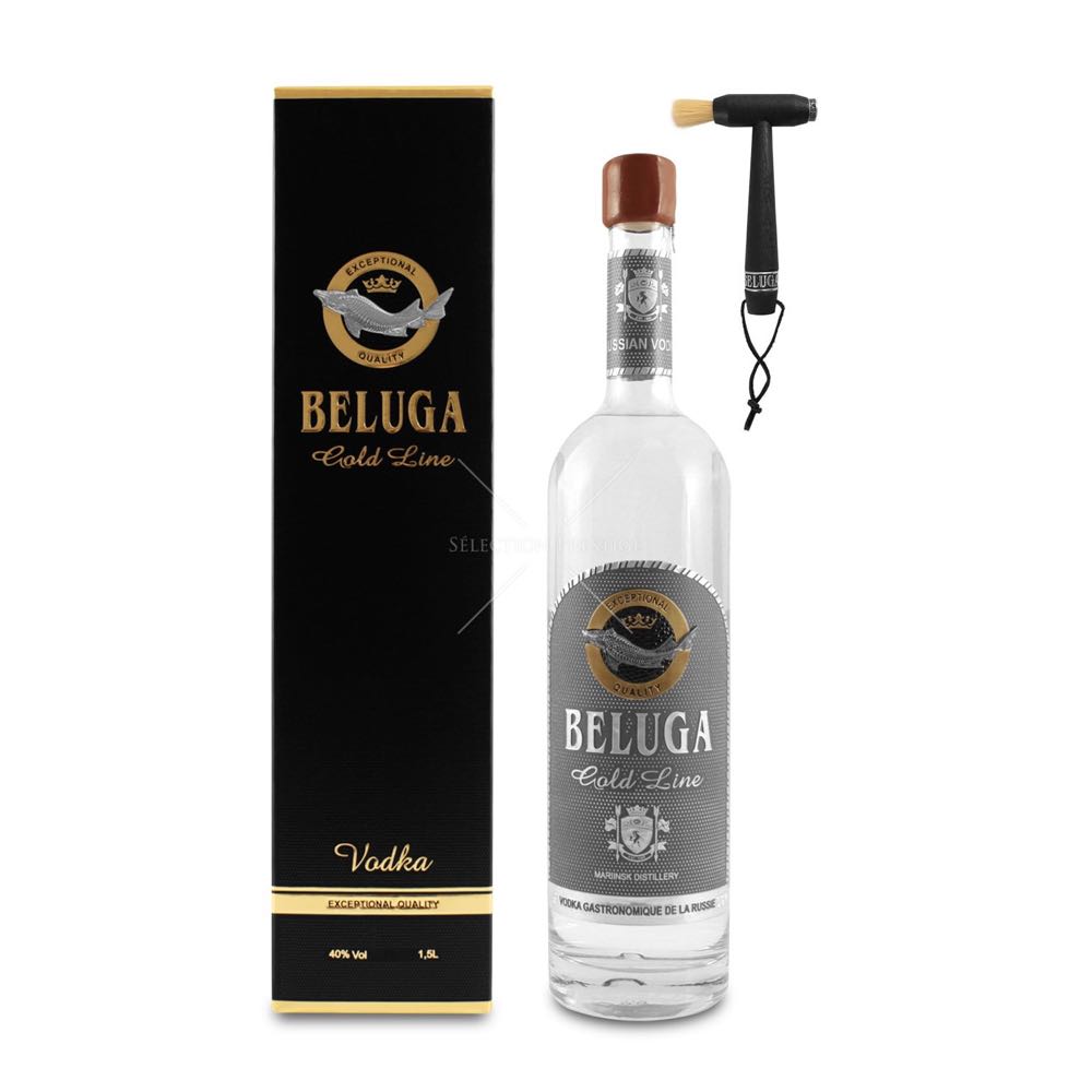 Beluga Vodka Beluga Gold Line 40% - Mariinsk Distillery (700 mL) alcohol collectible [Barcode 4603928003779] - Main Image 2