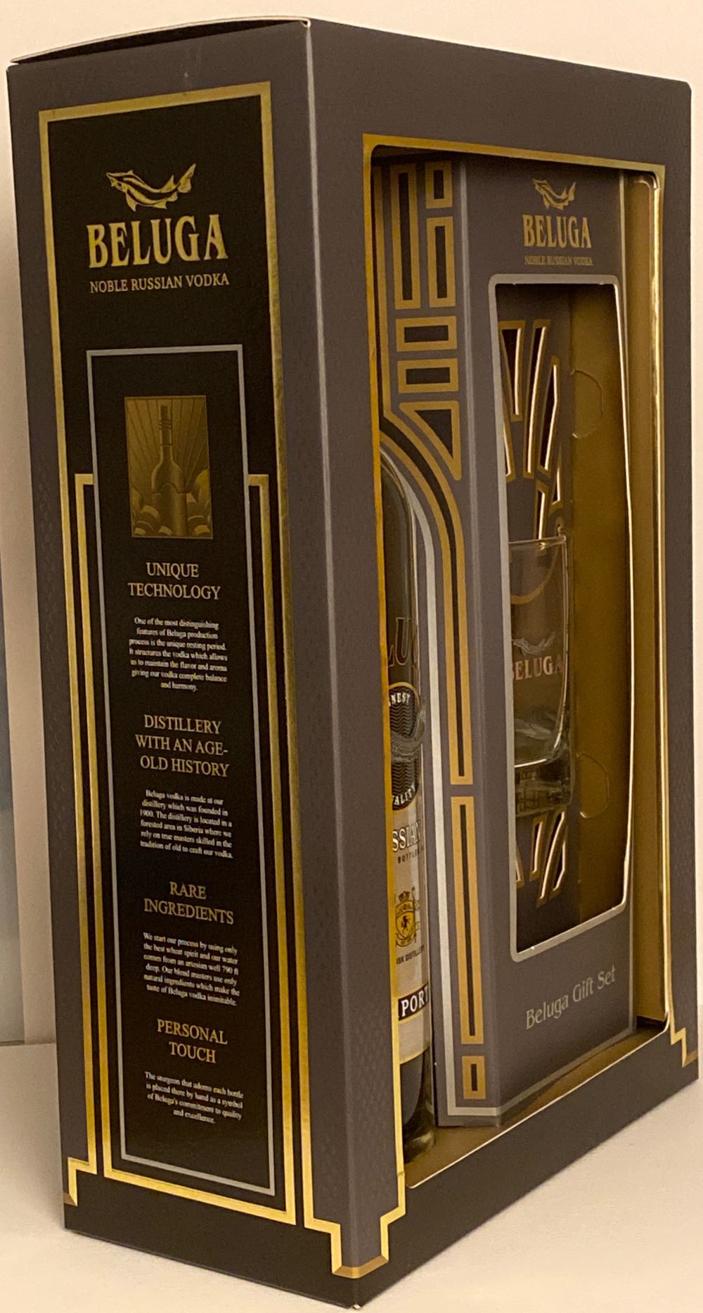 Beluga - Mariinsk Distillery (700 mL) alcohol collectible [Barcode 4603928000976] - Main Image 2