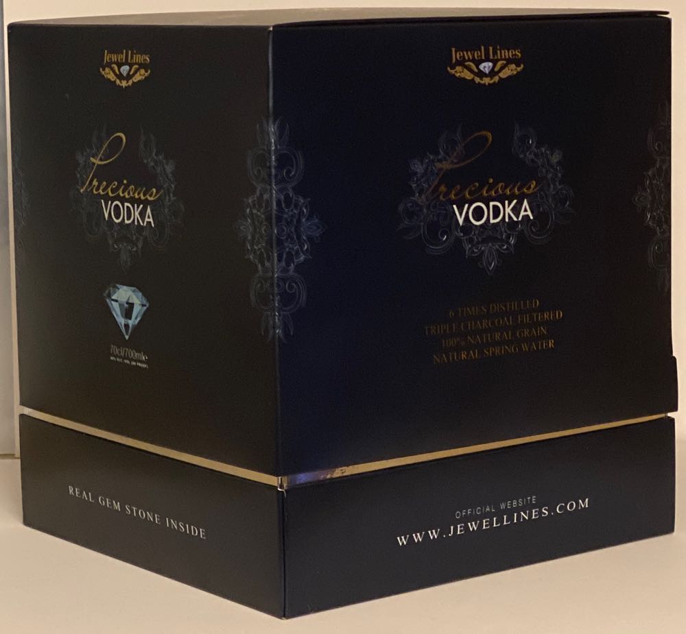 Precious Vodka Jewels Line - LVK-vinprom (700 mL) alcohol collectible [Barcode 3800009406882] - Main Image 3