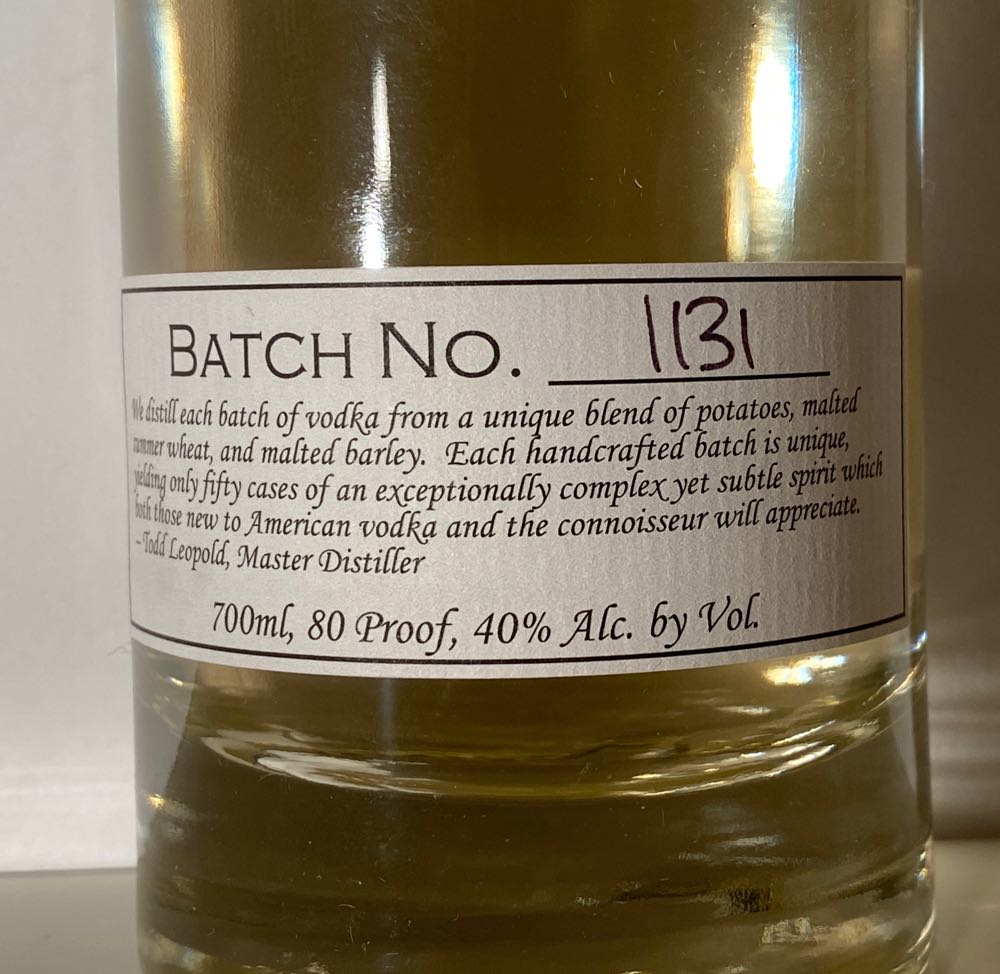 Silver Tree American Small Batch Vodka 70cl - Leopold Bross (700 mL) alcohol collectible [Barcode 836137000107] - Main Image 2