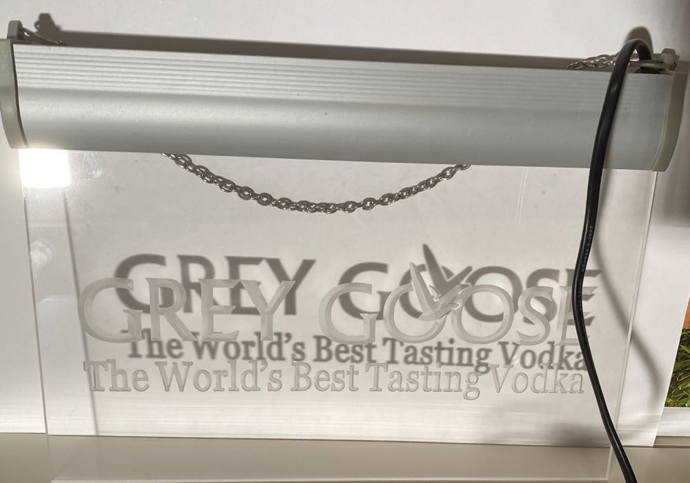 Grey Goose Sign - Grey Goose SAS alcohol collectible - Main Image 2