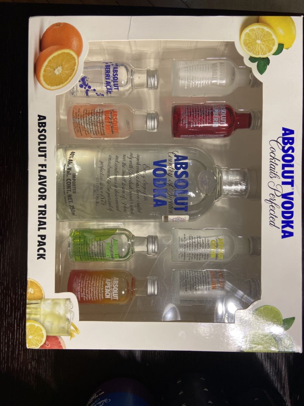 Absolut Box Flavor Trial Pack - The Absolut Company AB alcohol collectible [Barcode 080432106921] - Main Image 1