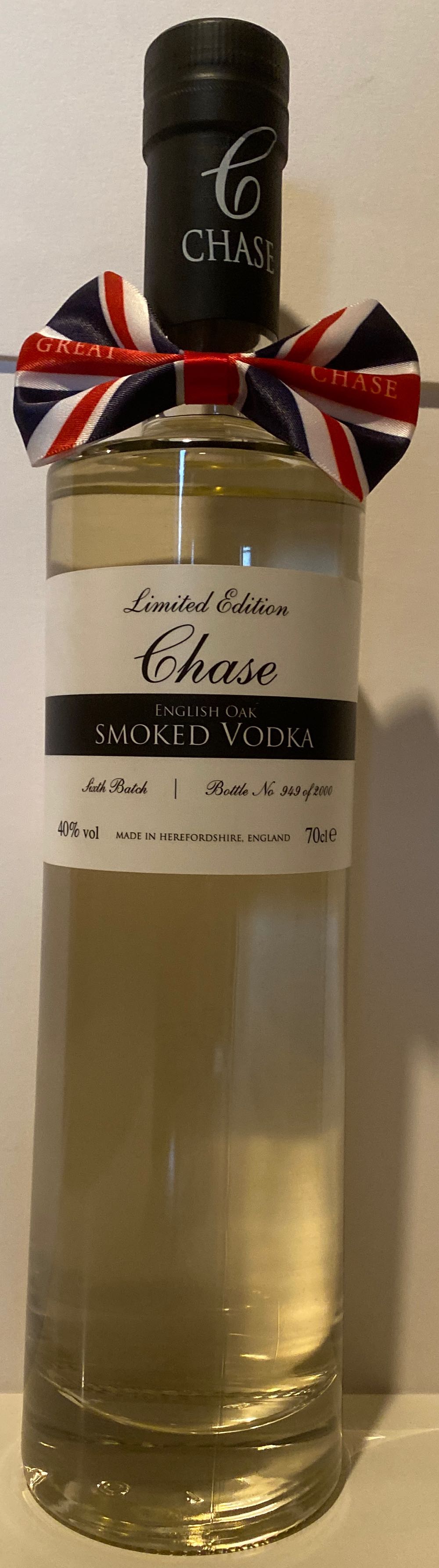 Chase Limited Edition English Oak Smoked Vodka - Chase Distillery (700 mL) alcohol collectible - Main Image 2