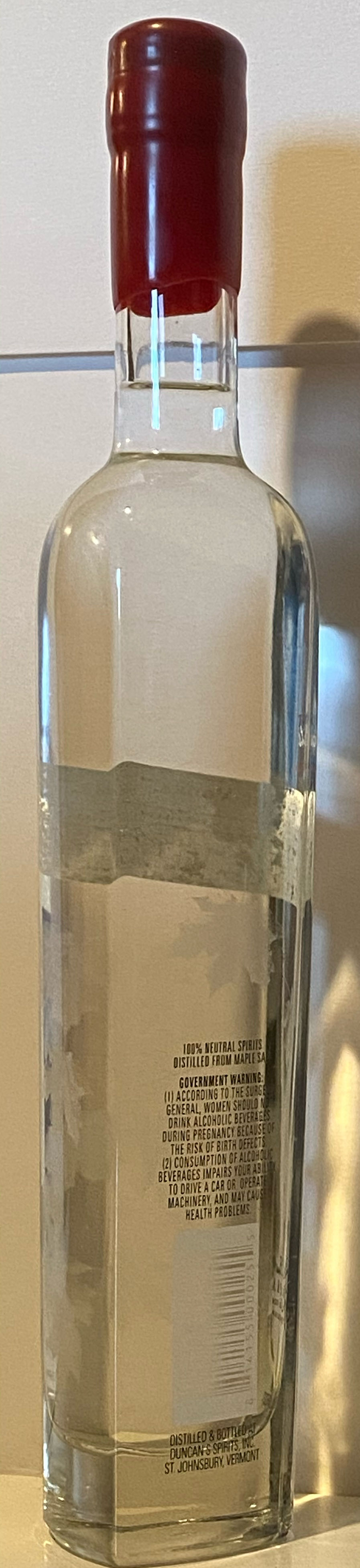 Vermont Limited Release Vodka - Vermont Spirits (375 mL) alcohol collectible [Barcode 814155000255] - Main Image 2