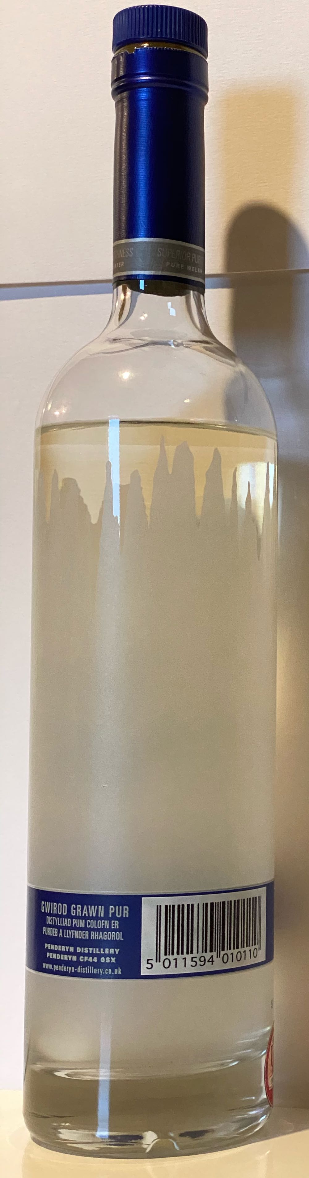 Brecon Five Vodka - Penderyn Distillery (700 mL) alcohol collectible [Barcode 5011594010110] - Main Image 2