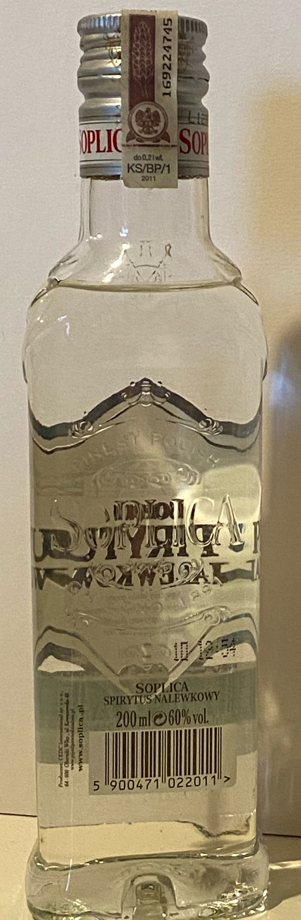 Soplica Spirytus Nalewkowy 20cl - CEDC International (200 mL) alcohol collectible [Barcode 5900471022011] - Main Image 2