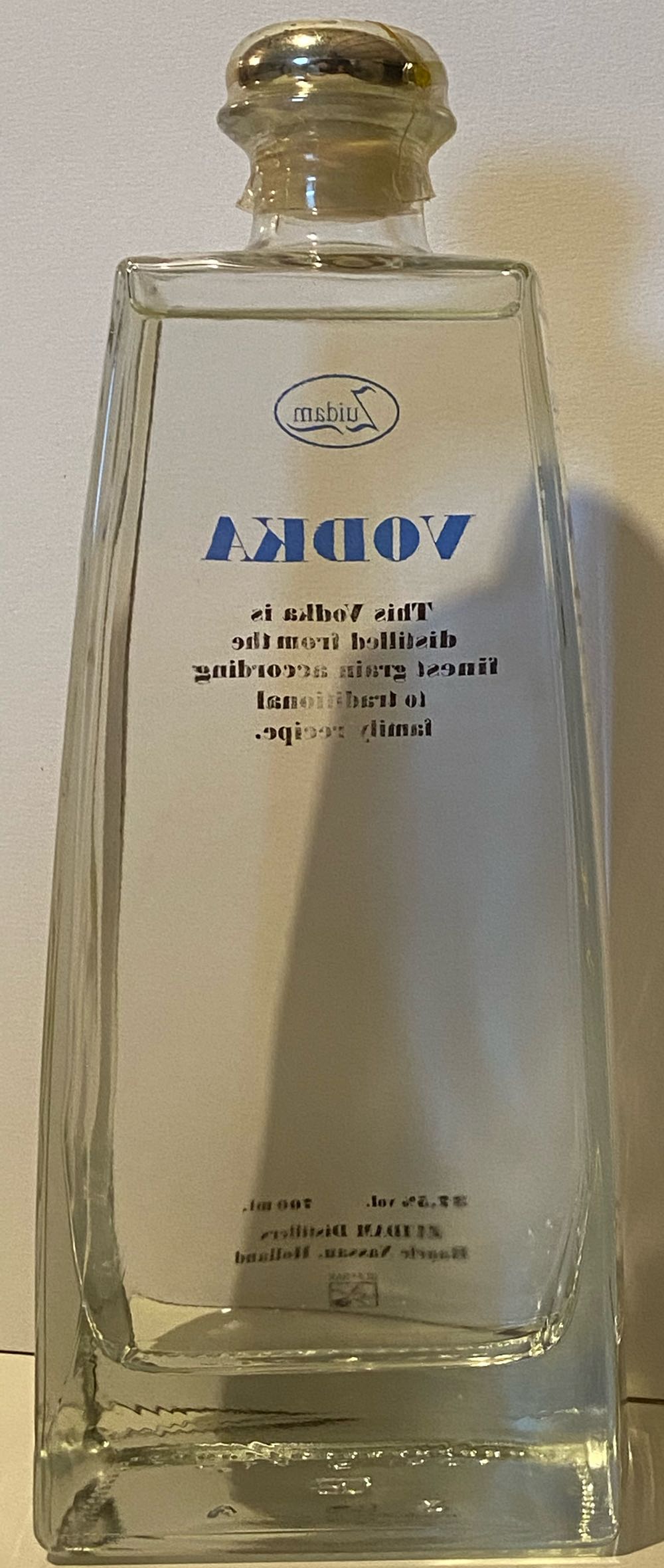 Zuidam Vodka - zuidam distillers (700 mL) alcohol collectible - Main Image 2