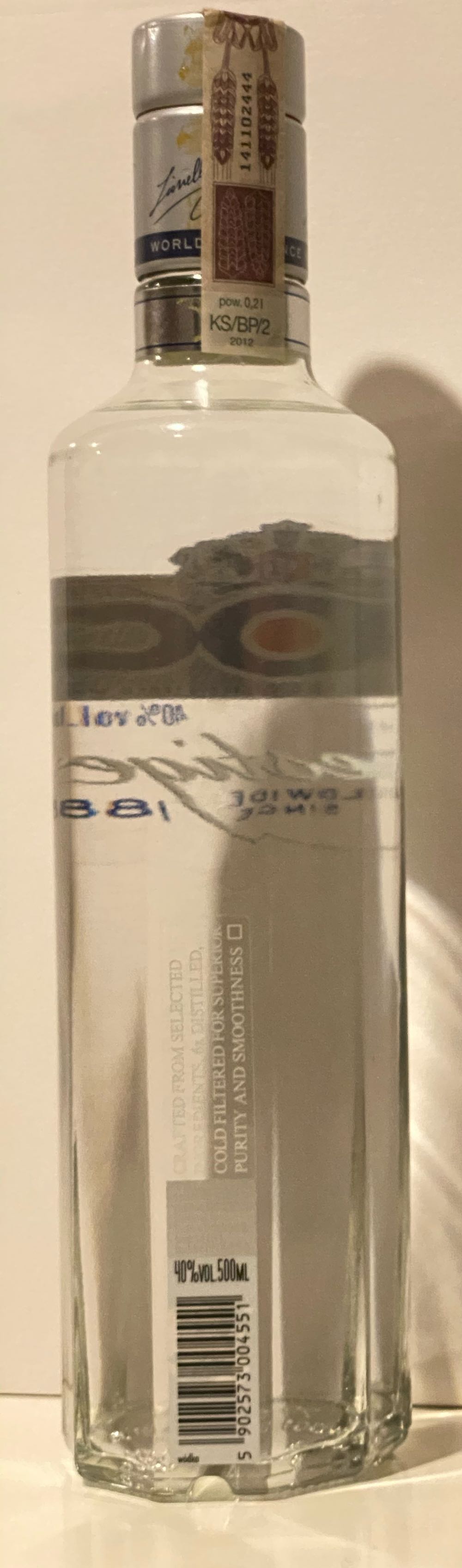 Stock Prestige Vodka 50cl - Stock Polska Sp. (500 mL) alcohol collectible [Barcode 5902573004551] - Main Image 2