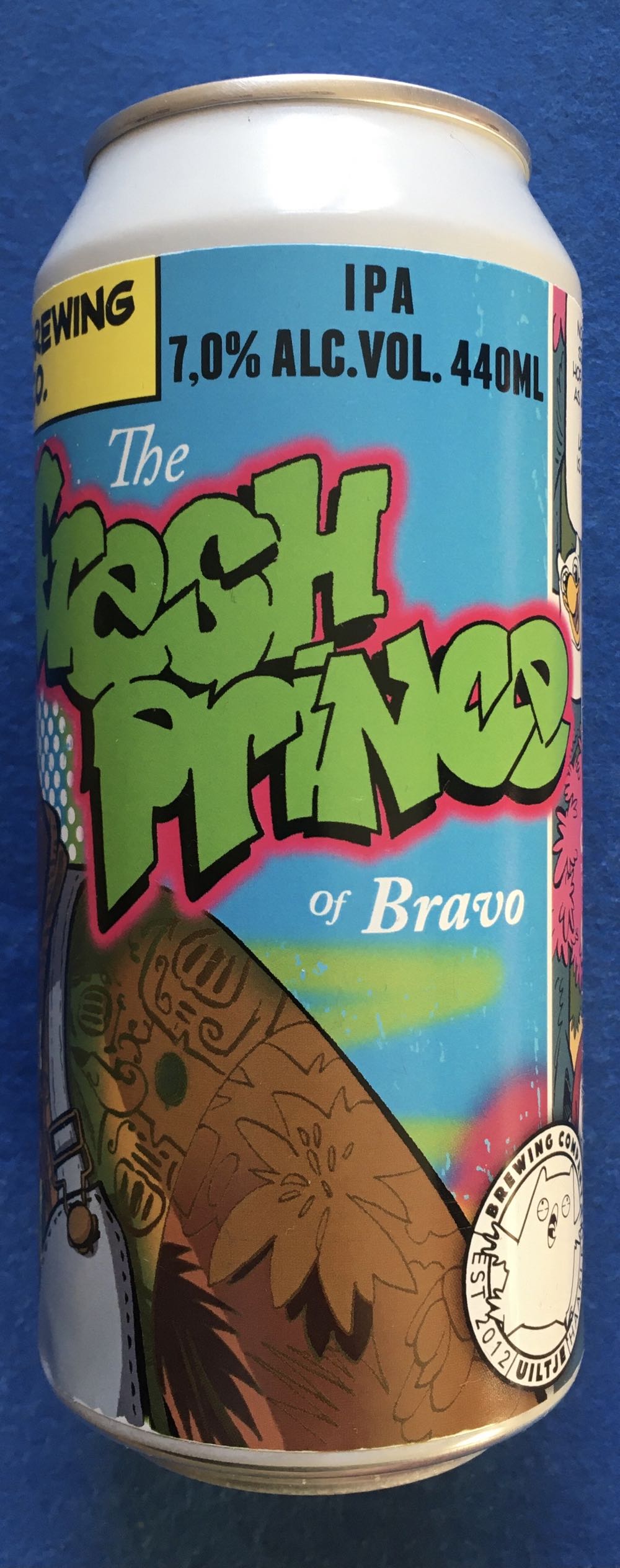 The Fresh Prince Of Bravo - Uiltje Brewing Company (440 mL) alcohol collectible [Barcode 8719325540598] - Main Image 2