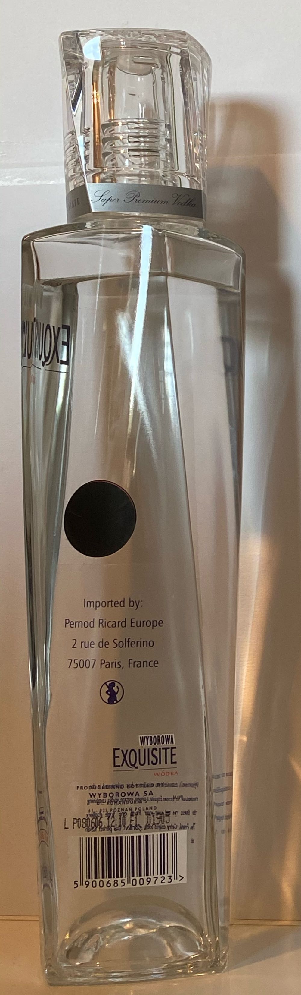 EXQUISITE Wyborowa - Wyborowa SA (750 mL) alcohol collectible [Barcode 5900685009723] - Main Image 2