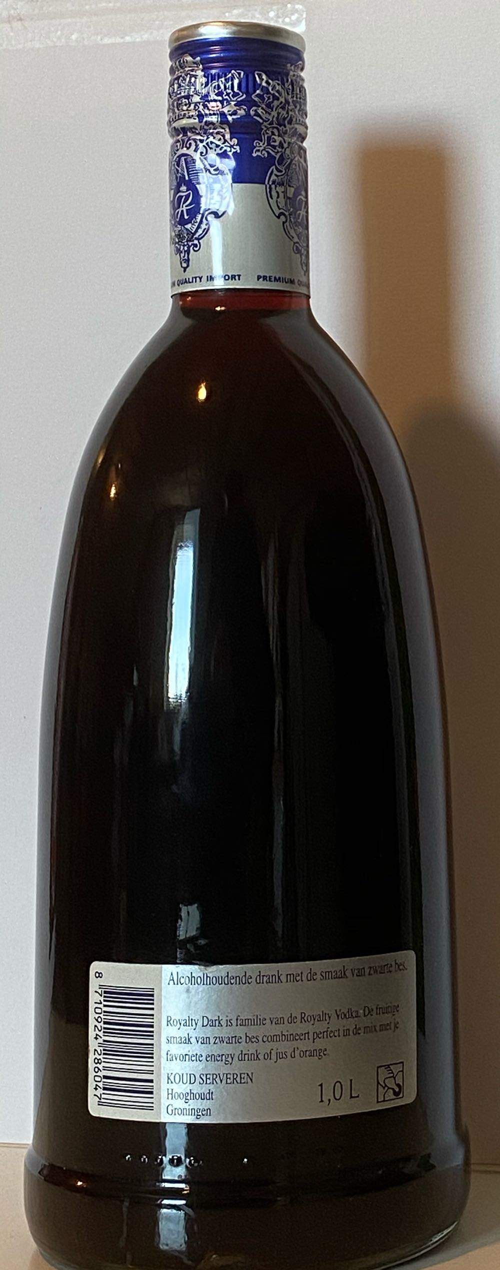 Royalty Dark 1000ml 20% - Hooghoudt Distillers (1000 mL) alcohol collectible [Barcode 8710924286047] - Main Image 2