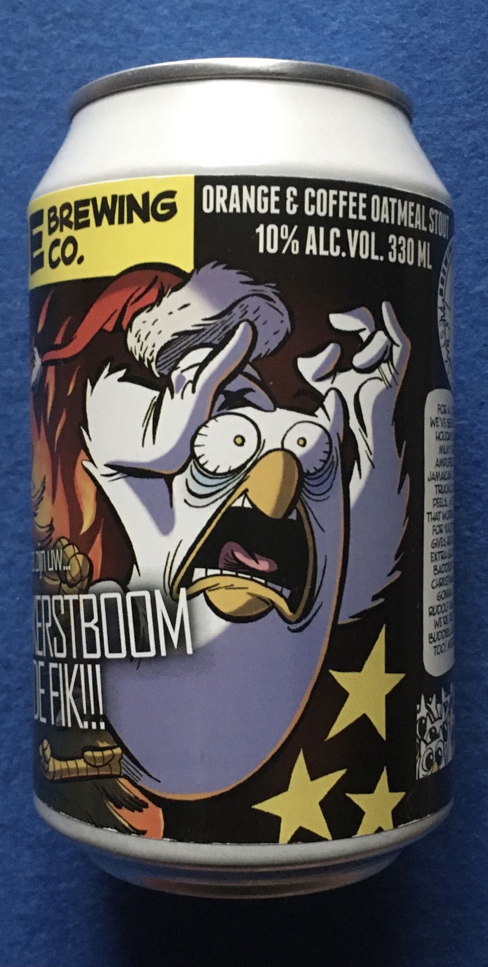 F*ck De Kerstboom Staat In De Fik!!! - Uiltje Brewing Company (330 mL) alcohol collectible [Barcode 8719325540444] - Main Image 2