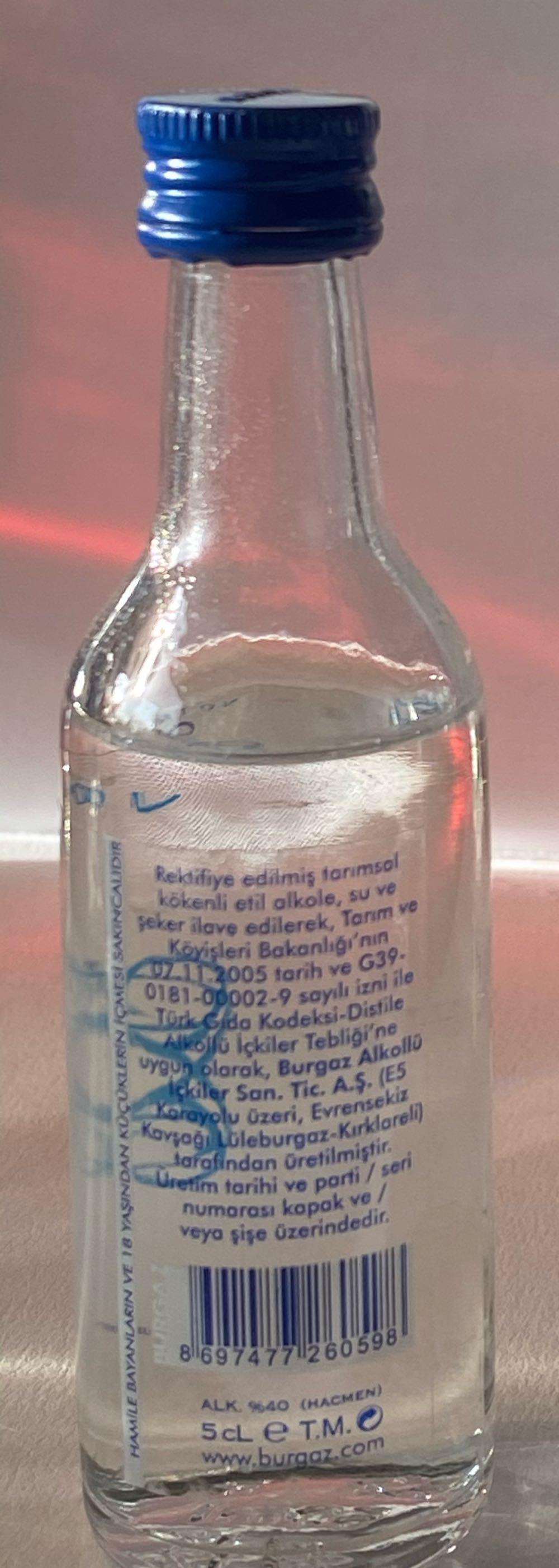 Istanblue Votka 5cl  (50 mL) alcohol collectible [Barcode 8697477260598] - Main Image 2