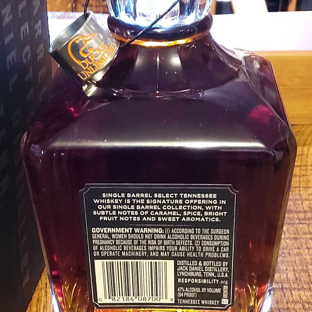 Ducks Unlimited 2017  - Jack Daniel Distillery (750 mL) alcohol collectible - Main Image 4