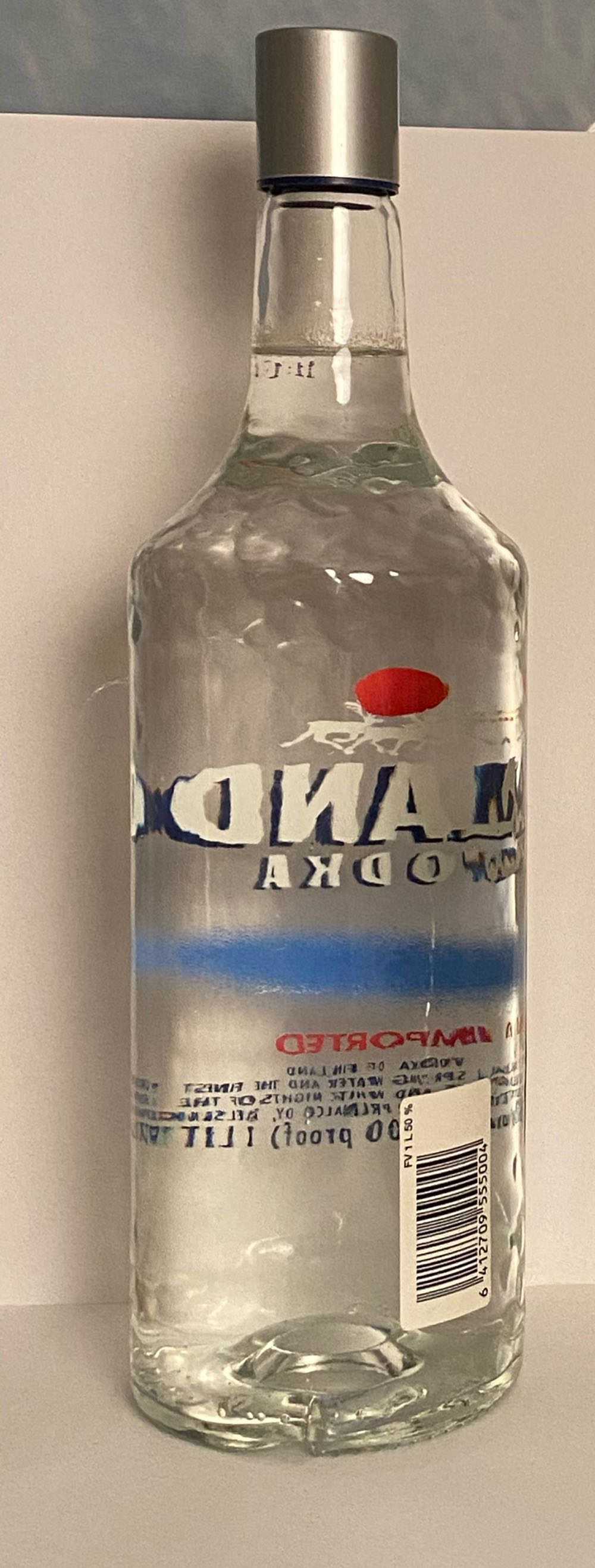 Finlandia 50% Vodka 1L - Primalco Oy (1000 mL) alcohol collectible [Barcode 6412709555004] - Main Image 2