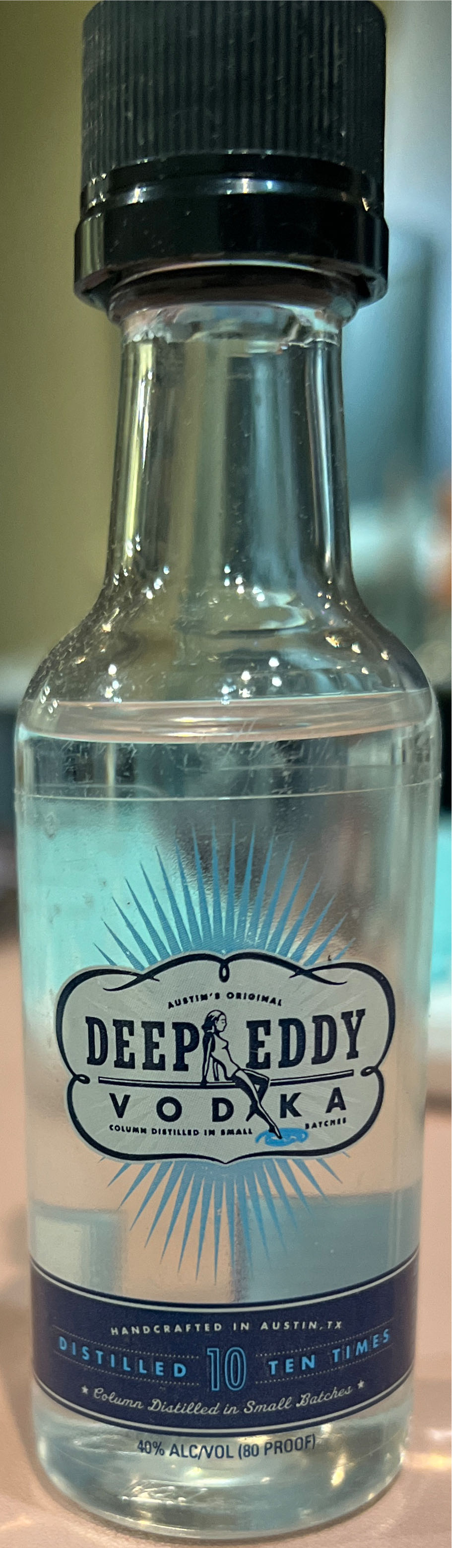 Deep Eddy Vodka 750ML - Deep Eddy Distilling Co. (750 mL) alcohol collectible [Barcode 856065002035] - Main Image 2