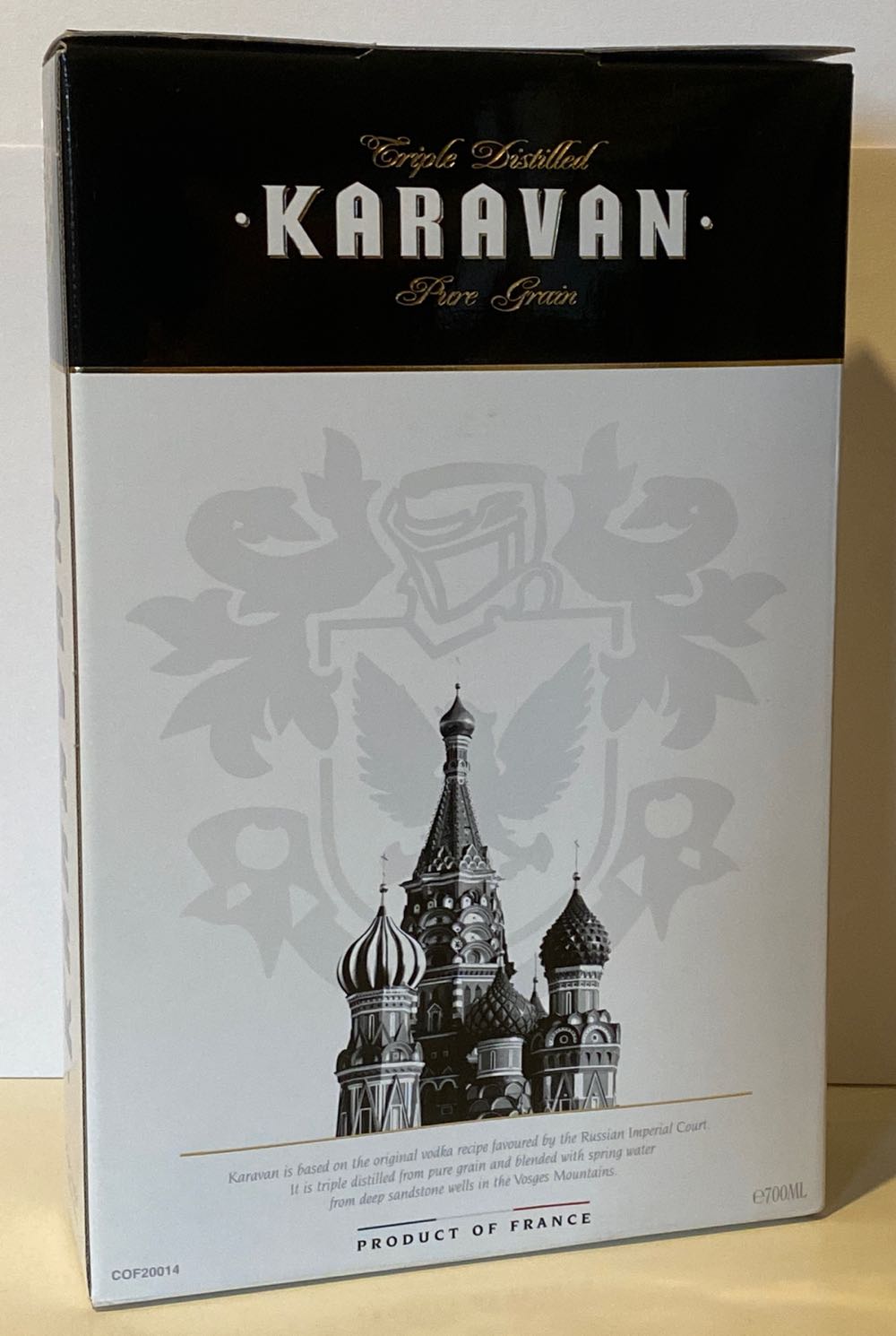 Karavan Vodka With Shot Glass And Matryoshka doll  (700 mL) alcohol collectible - Main Image 2
