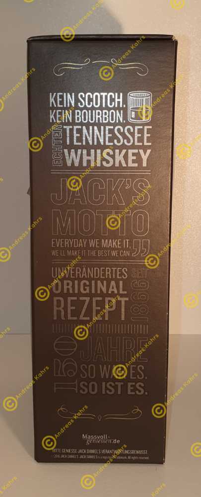 Jack Daniels150th Anniversary With Tag - Jack Daniel’s (700 mL) alcohol collectible [Barcode 5099873208748] - Main Image 3