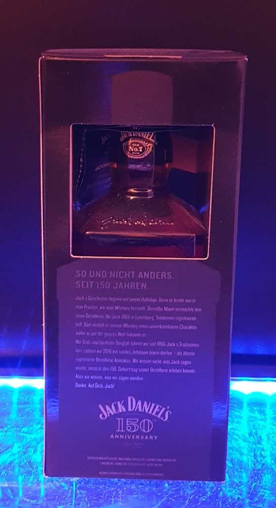 Jack Daniels150th Anniversary With Tag - Jack Daniel’s (700 mL) alcohol collectible [Barcode 5099873208748] - Main Image 4