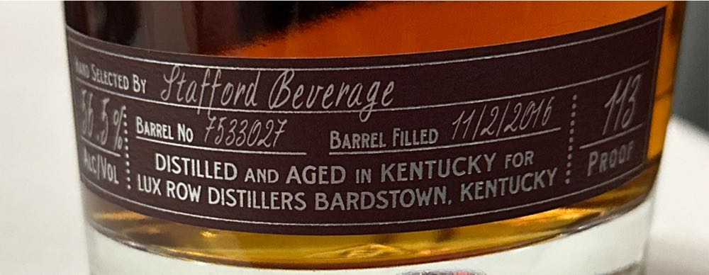 Rebel - Distiller’s Collection - Lux Row Distillers (750mL) alcohol collectible [Barcode 088352134857] - Main Image 3