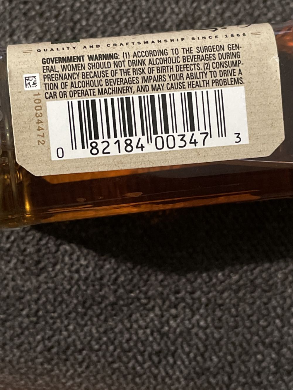 Jack Daniels Tennessee Rye Whiskey 50ML - Jack Daniel‘s Distillery (50 mL) alcohol collectible - Main Image 3