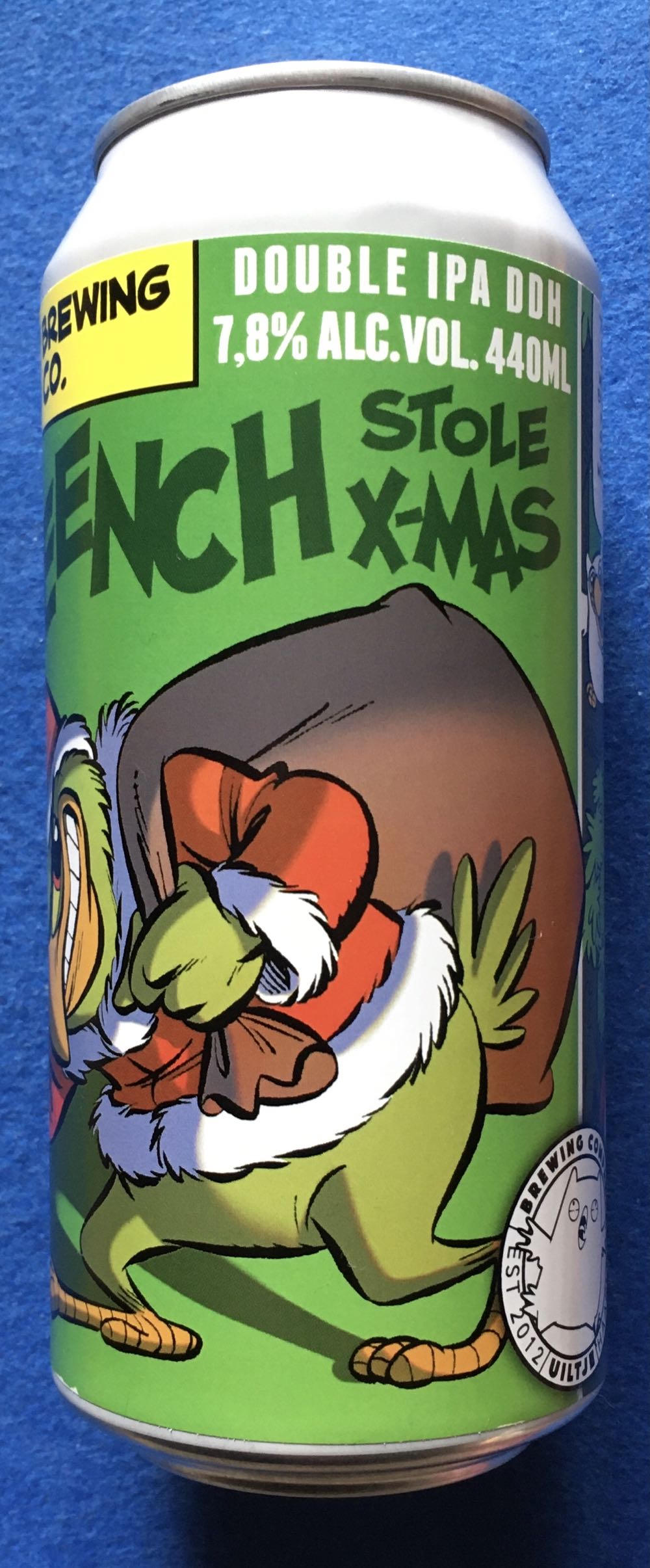 The Greench Stole X-mas - Uiltje Brewing Company (440 mL) alcohol collectible [Barcode 8719325540635] - Main Image 2