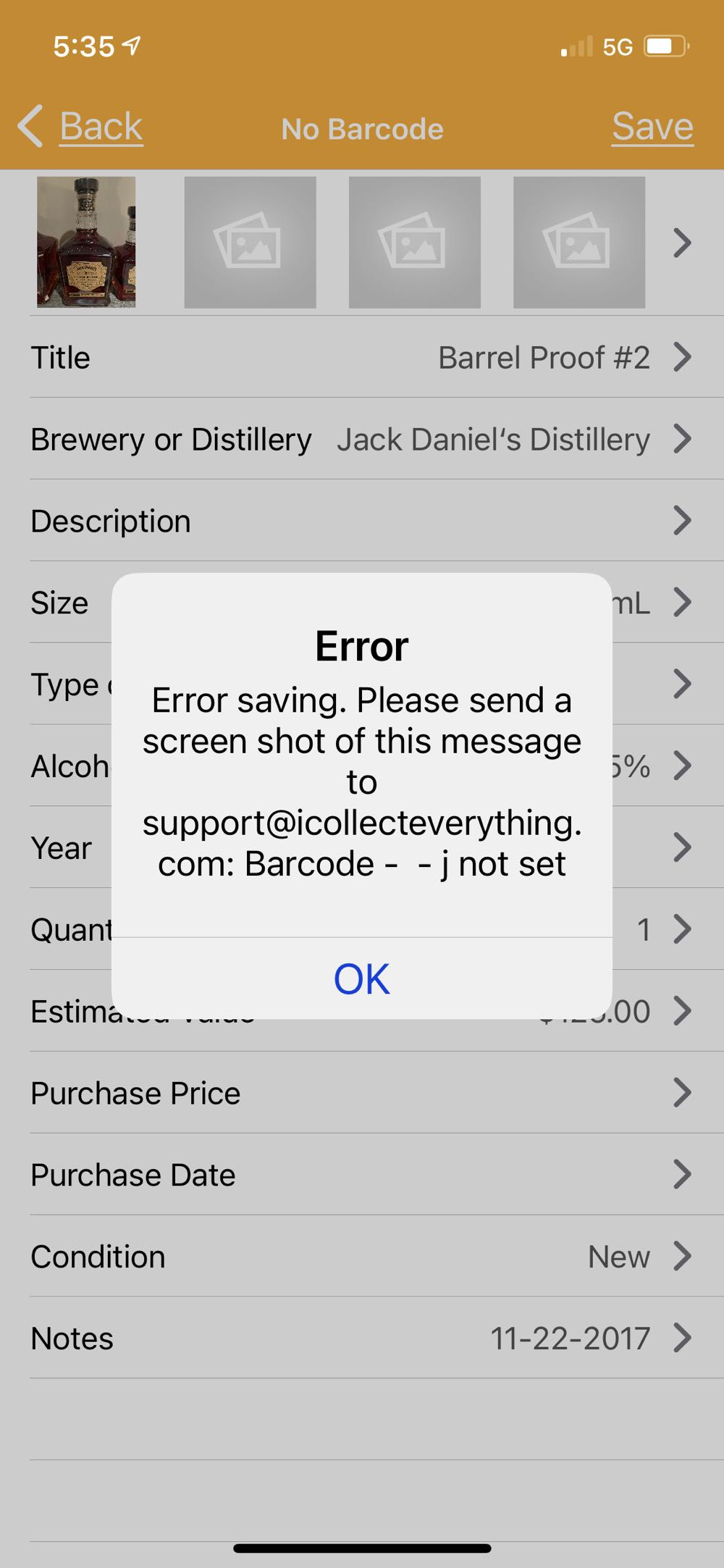 Single Barrel Select - Generation 5