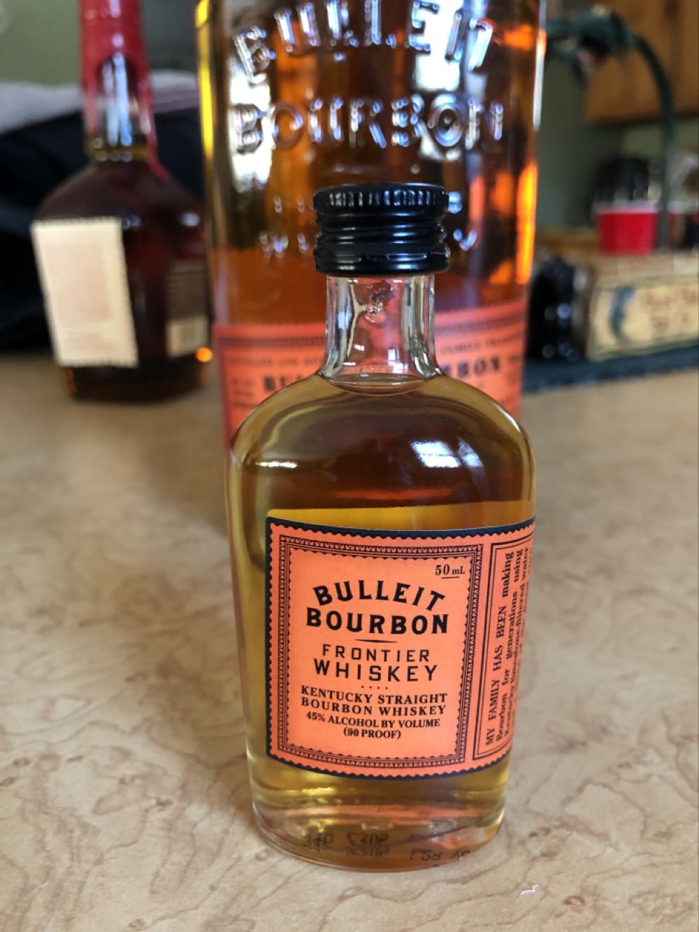 Bulliet Bourbon - The Bulleit Distilling Co. (50 mL) alcohol collectible - Main Image 1