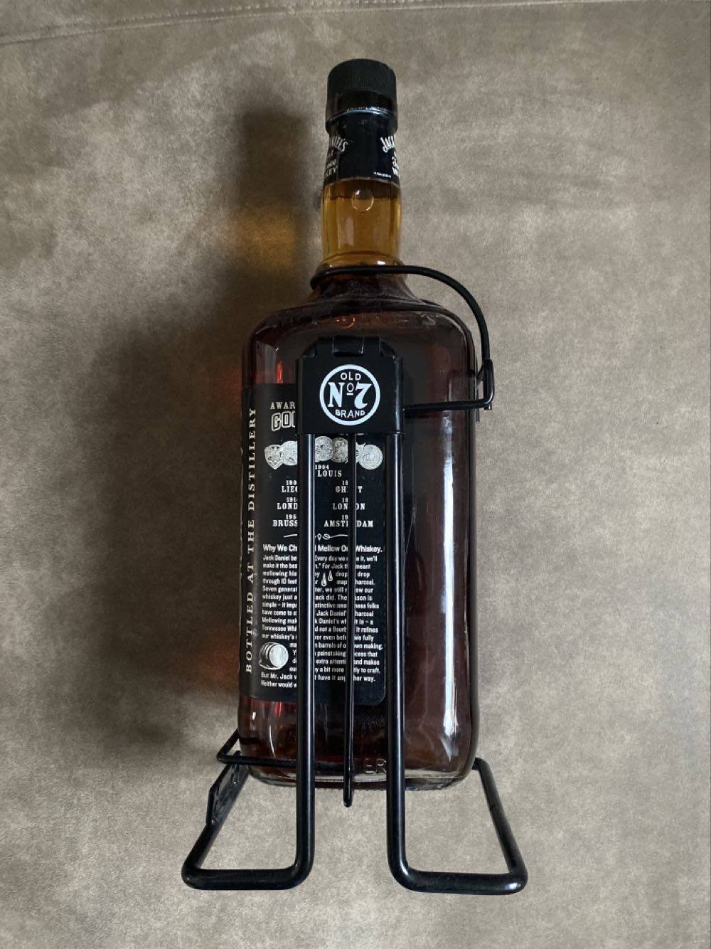 Jack Daniels 3L w/ Box (US) - Jack Daniel’s Distillery, Lynchburg, TN (3 L) alcohol collectible [Barcode 082184083598] - Main Image 2