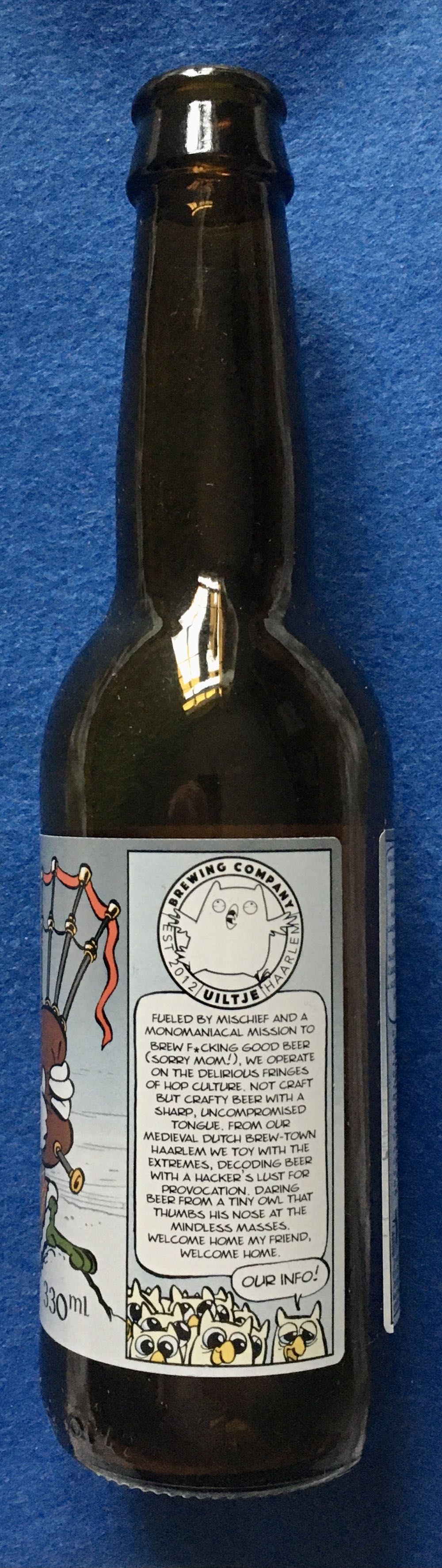 Peat The Scotchman - Uiltje Brewing Company (330 mL) alcohol collectible [Barcode 8719189124538] - Main Image 3
