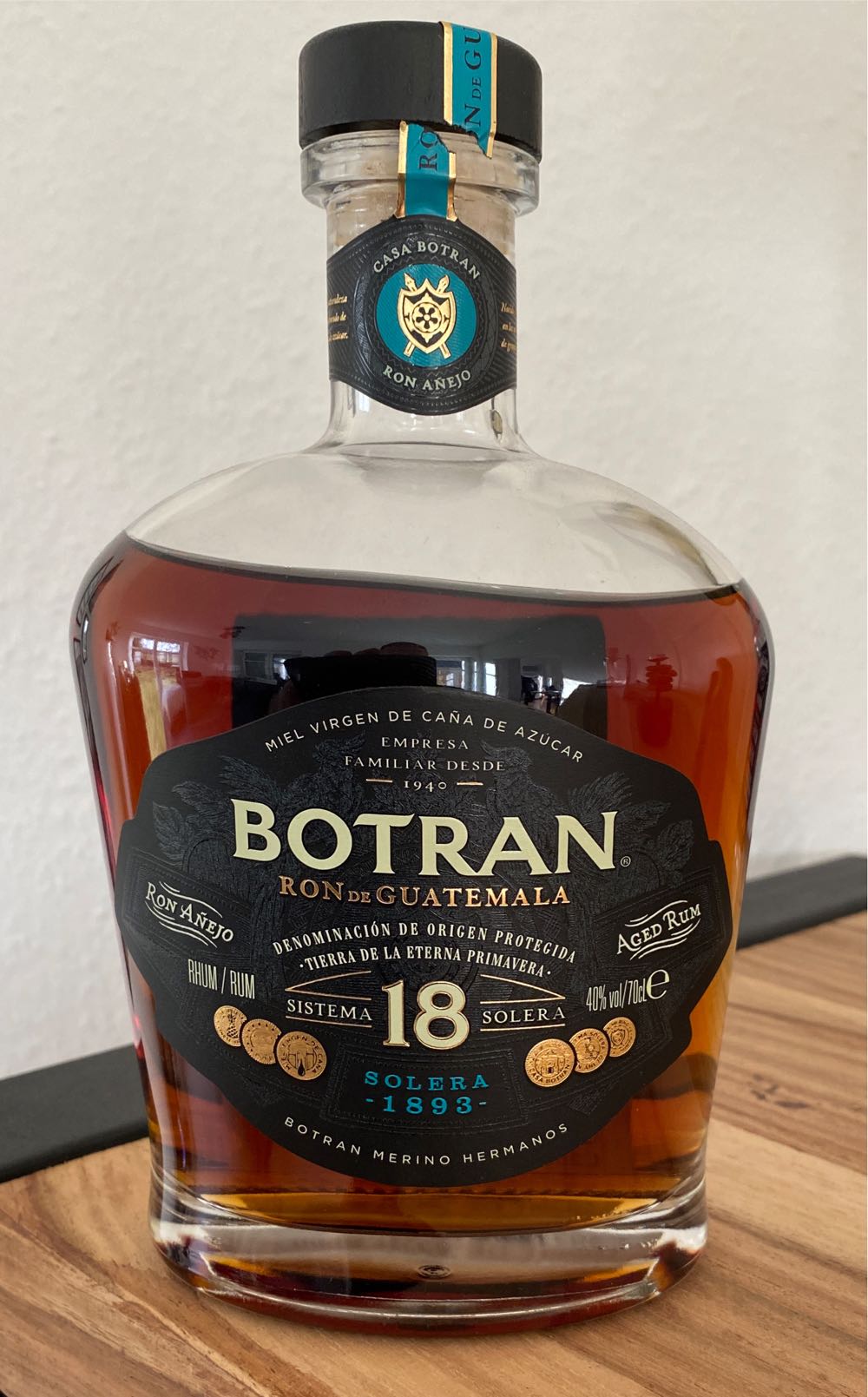 Ron - Botran 18 Years - Industrias Licoreras De Guatemala (0.7 L) alcohol collectible [Barcode 7401005012853] - Main Image 3
