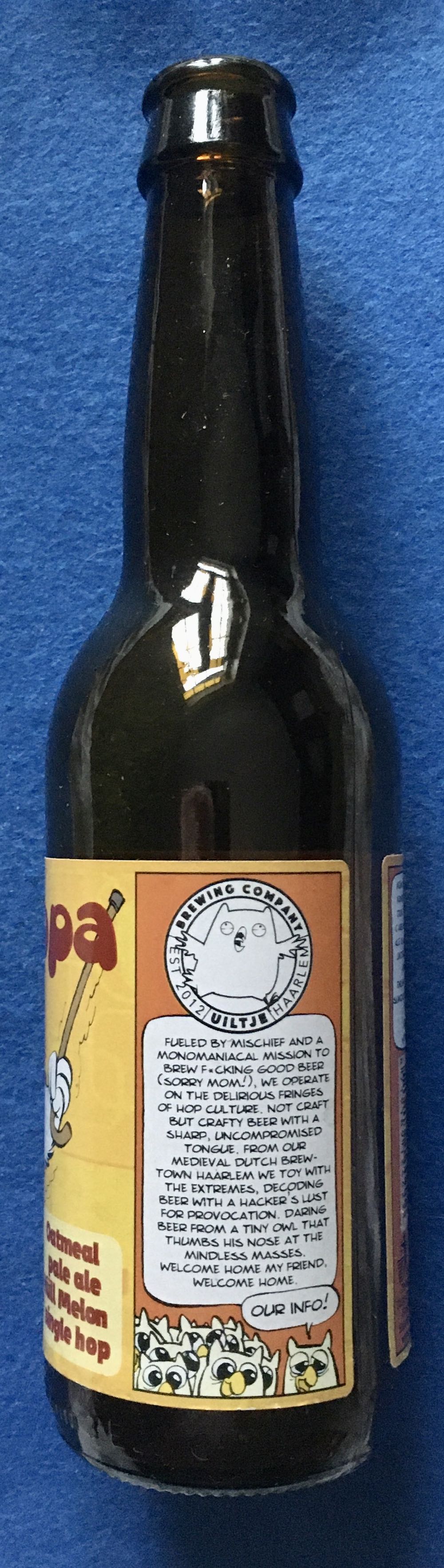 M’n Opa M’n Opa M’n Opa - Uiltje Brewing Company (330 mL) alcohol collectible [Barcode 8719189124422] - Main Image 3