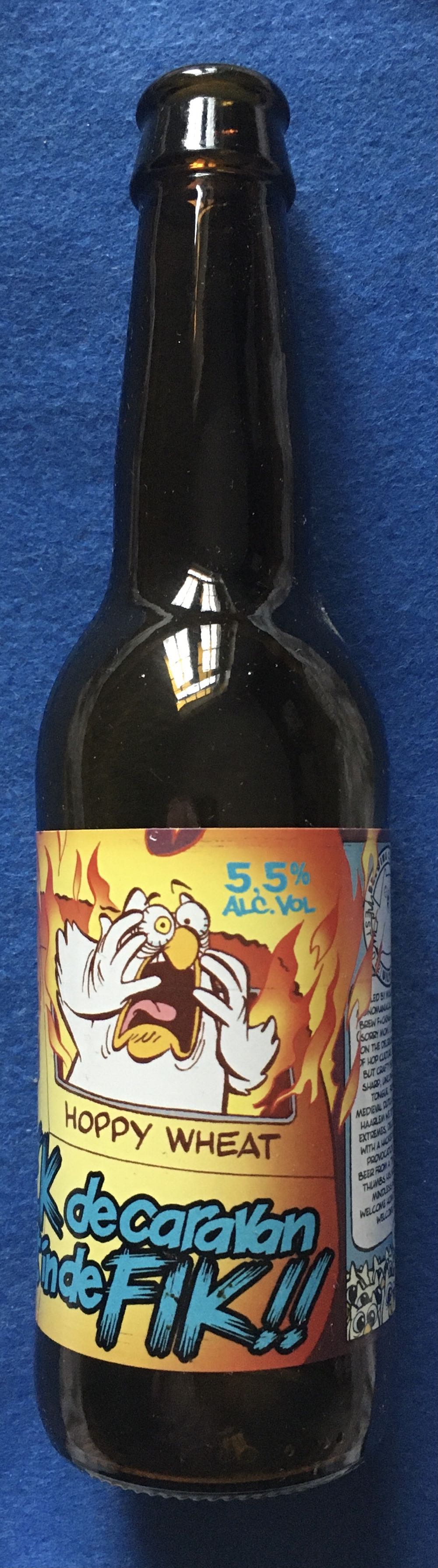 F*ck De Caravan Staat In De Fik!! - Uiltje Brewing Company (330 mL) alcohol collectible [Barcode 8719189124132] - Main Image 2