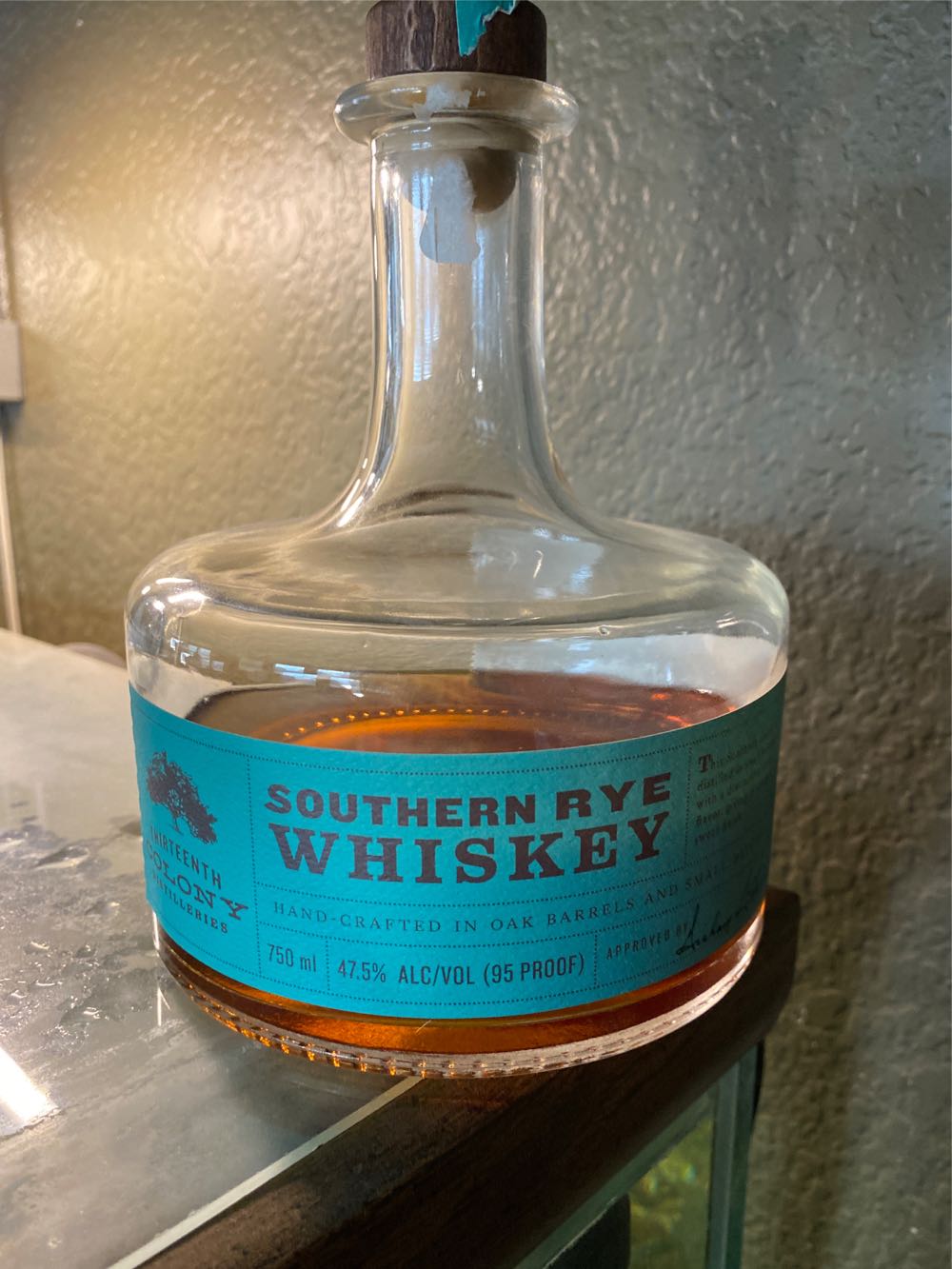 13th Colony Southern Rye Whiskey - Thirteenth Colonial Distilleries (750 mL) alcohol collectible [Barcode 766139300311] - Main Image 3