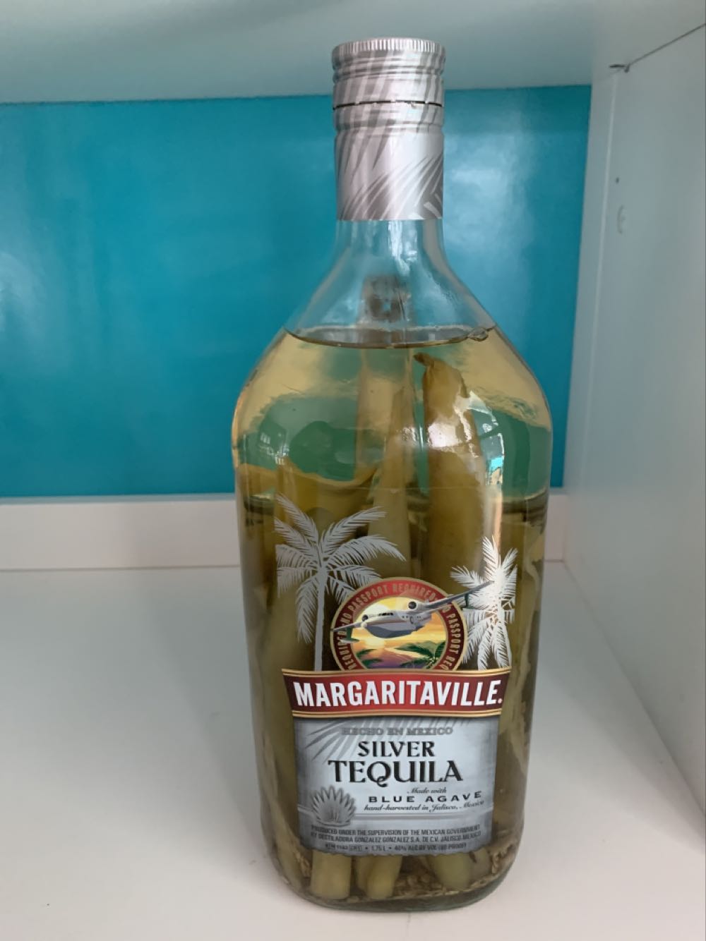 Margaritaville Silver 1.75l Wine & Spirits - Margaritaville (1.75 L) alcohol collectible [Barcode 086024007812] - Main Image 2