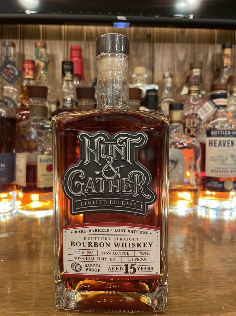 Hunt & Gather Bourbon - Bottled By Latitude Beverage (750 mL) alcohol collectible [Barcode 810879022078] - Main Image 3