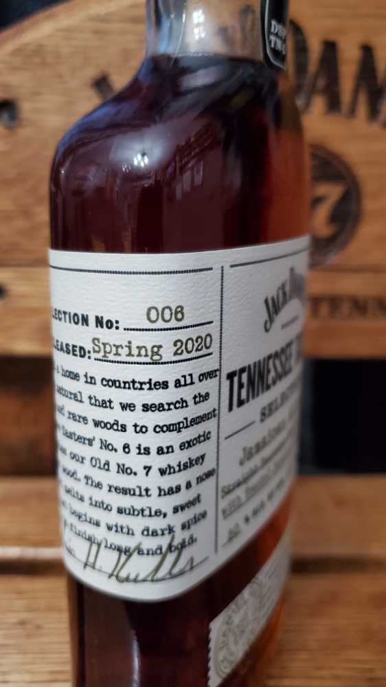 Tennessee Tasters Series #6 (Signed) - Jack Daniel’s Distillery, Lynchburg, TN (375 mL) alcohol collectible [Barcode 082184004951] - Main Image 2