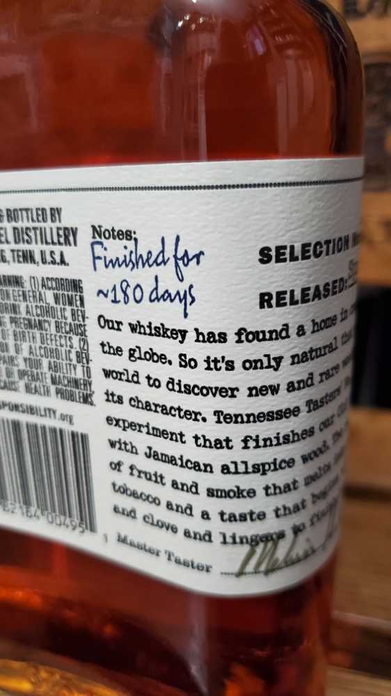 Tennessee Tasters Series #6 (Signed) - Jack Daniel’s Distillery, Lynchburg, TN (375 mL) alcohol collectible [Barcode 082184004951] - Main Image 3