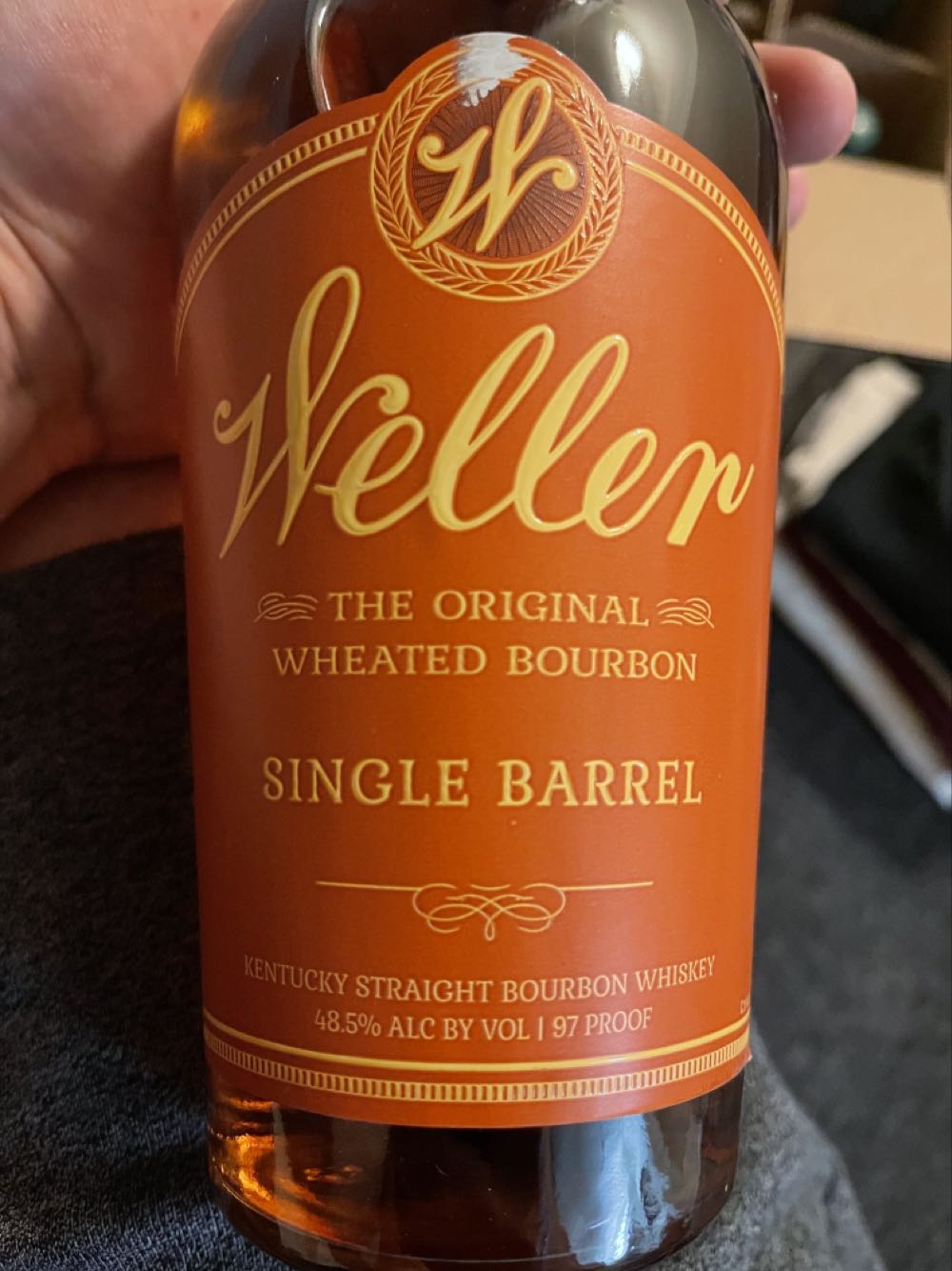 Weller Single Barrel  - Buffalo Trace Distillery (750 mL) alcohol collectible [Barcode 088004039646] - Main Image 2